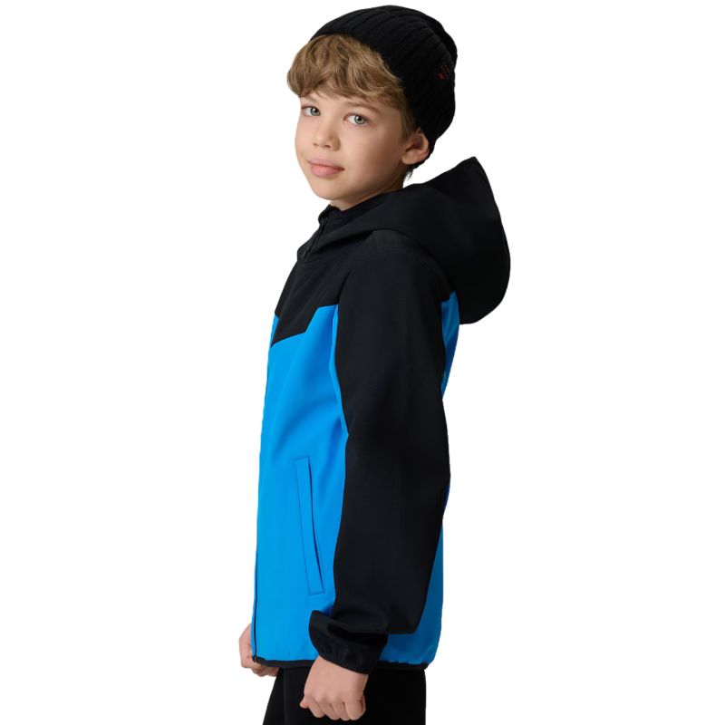 Boy's softshell jacket 4F M477 4FJWSS26TSOFM477 33S kék jackets