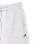 4f Men's trousers CAS M1140 cool light gray melange 4FWMM00TTROM1140 27M Ruházat