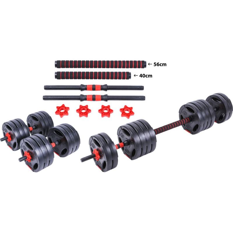 Pure 2 Improve Foldable Composite Bar Bell 30kg dumbbell, strength training equipment, training equipment