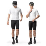 Rockbros Diamond Short Sleeve Cycling Jersey Size S - White biały \ s póló
