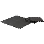 Pure 2 Improve PUZZLE MAT FOR FITNESS EQUIPMENT 8 PCS .9 CM BLACK fekete mats, puzzle, training equipment