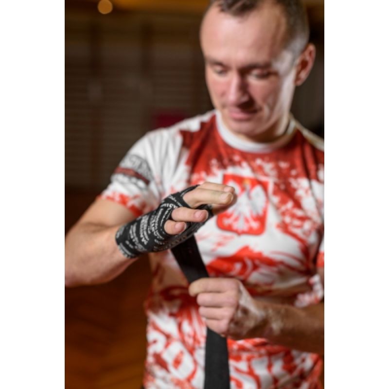 MASTERS FIGHT EQUIPMENT Cotton boxing bandages BB1-4N1 fekete edzőfelszerelés 130142-02N1