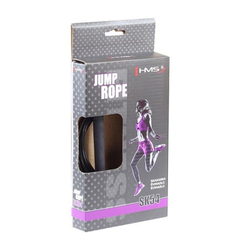 HMS SK54 Speed Jump Rope Black/Silver fekete edzéssegítő 17-36-208