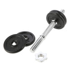 HMS Threaded dumbbell SG01 7 kg fekete edzőfelszerelés 17-59-123