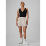 Women's slim top with gathers 4F
