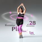 HMS Plus size hula hoop HHW12 with studs and weight purple lila edzőfelszerelés 17-44-525