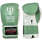 MASTERS FIGHT EQUIPMENT MASTERS RBT-PASTEL green boxing gloves zöld kesztyű 01005-1010