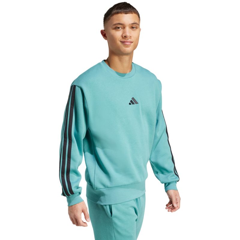 adidas Essentials 3-Stripes Fleece M JX0701 sweatshirt pulóver