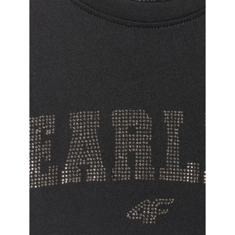 4F Loose T-shirt with print for girls 158/164 póló
