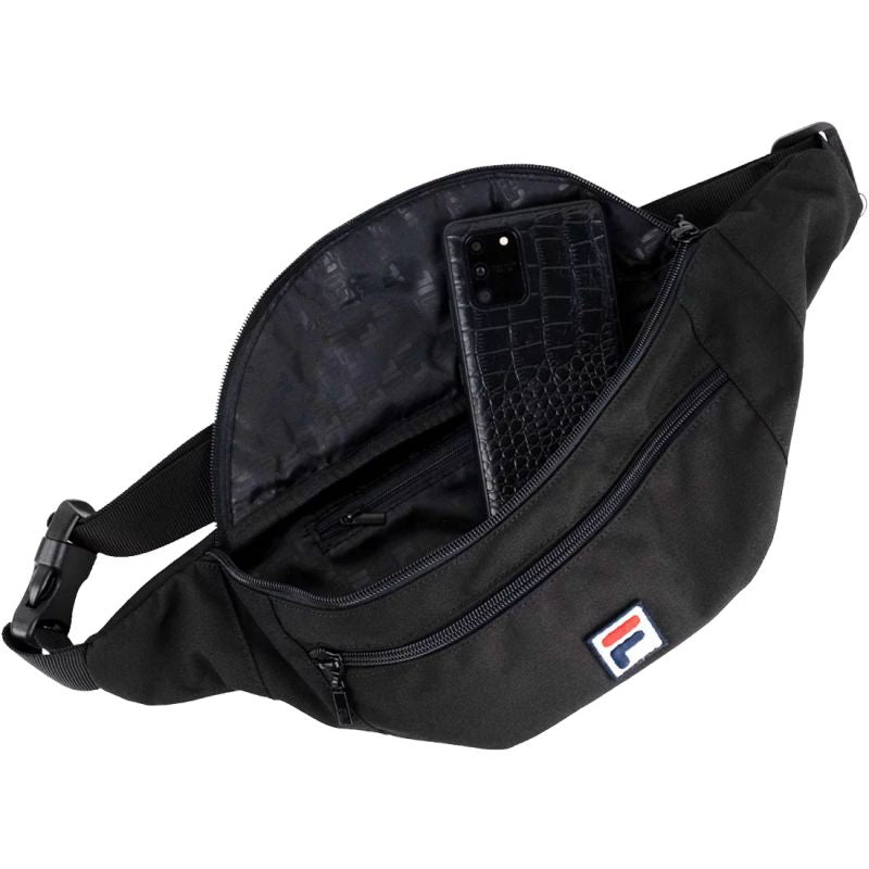 Fila Bissau Coated Canvas Waist Bag fekete sachets, belts, bags