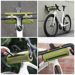 Rockbros AS-145 ROAD TO SKY handlebar bicycle bag, waterproof, 2 l - green zöld táska