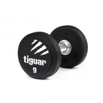Tiguar PU dumbbell 9 kg fekete edzőfelszerelés TI-WHPU0090