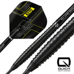 Harrows NX-90 Edition QP darts 90% steeltip fekete kiegészítő NX-90BlackEditionQP