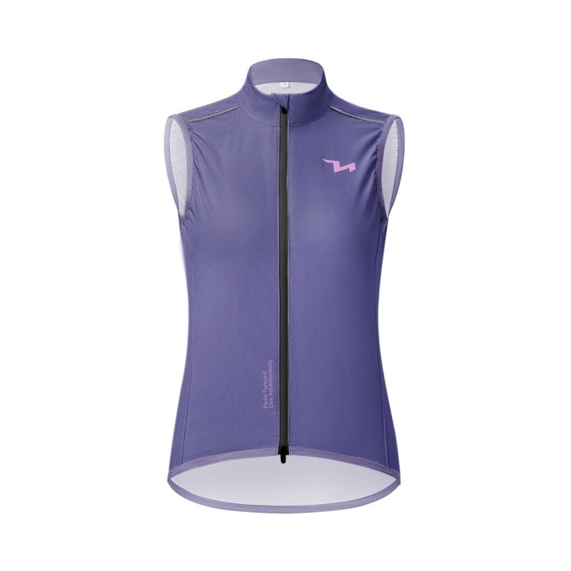 Rockbros MJ008 TVI Windproof Women's Cycling Vest M - Purple m \ fioletowy mellény 15110022003-211677