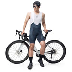 Rockbros Men's Cycling Bib with Pad Size XL - Dark Blue niebieski \ xl short