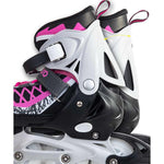 Enero Roller Skates-Roller Skates-Ice Skating 4in1 Pro Led 30-33 Pink-Gray szürke skates, roller skates