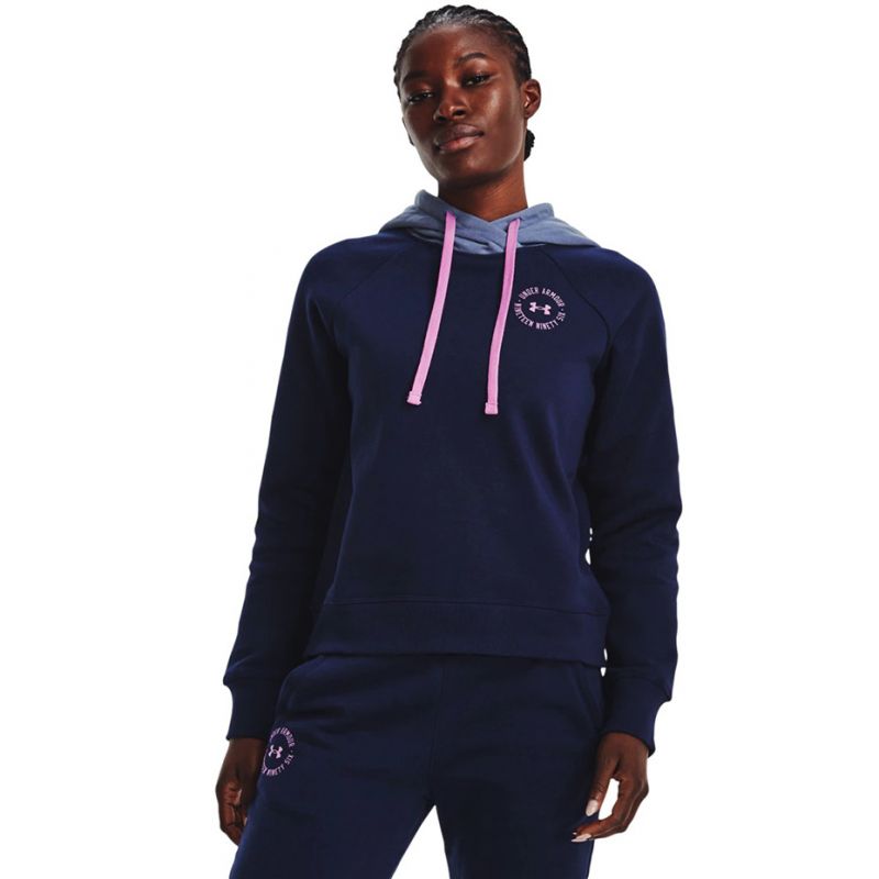 Under Armour Armor Rival Fleece CB Hoodie W 1373031 410 Pulóver
