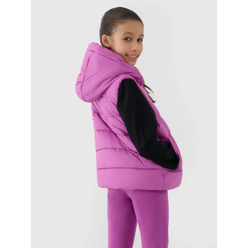 4f Girls' down vest with synthetic filling 4FJWSS25TVJAF166-50S Kiegészítő