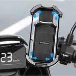 Rockbros 25210032005 Motorcycle Phone Holder for Mirror - Black lusterko phones and accessories