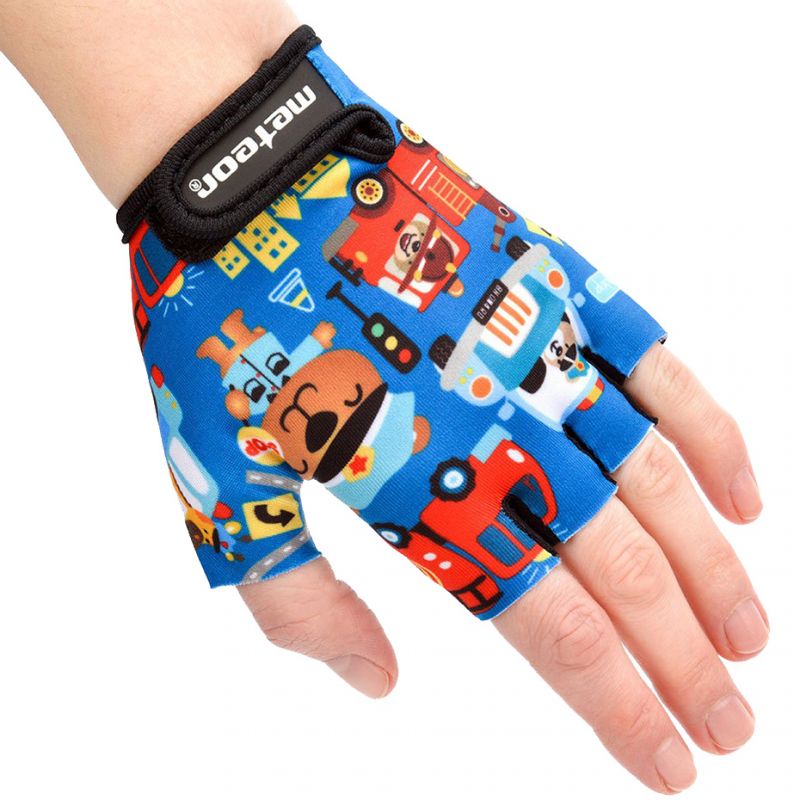Meteor Safe City Junior Cycling Gloves színes kesztyű