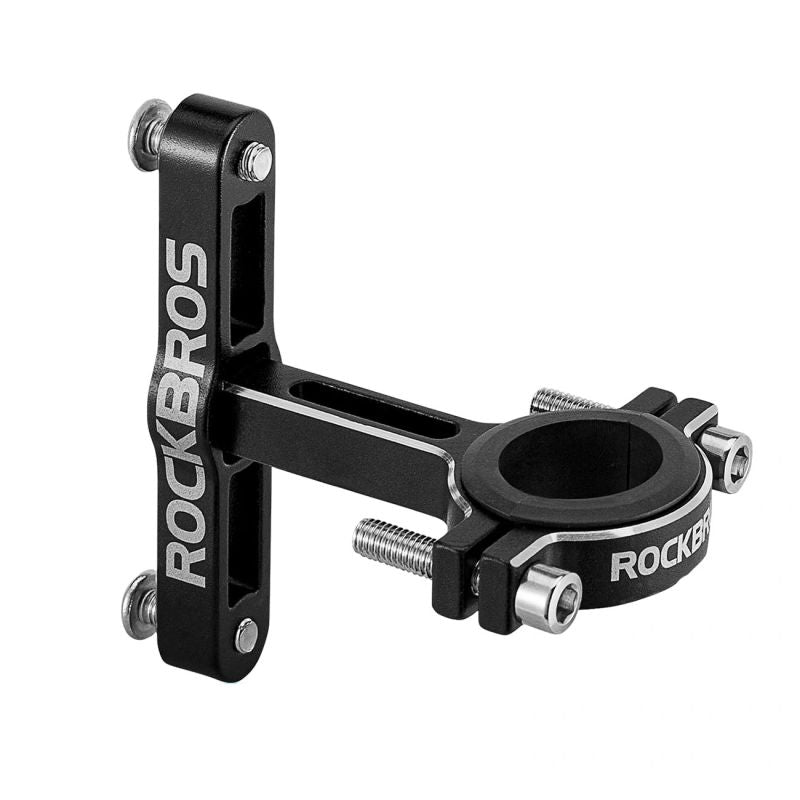 Rockbros KS-416 Adjustable Aluminum Bottle Cage Adapter - Black fekete training equipment