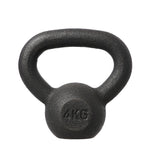 HMS Cast iron kettlebell KZG04 4kg fekete súlyzó 17-64-010