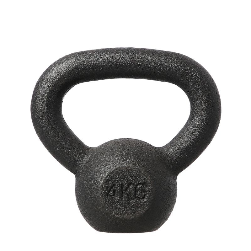 HMS Cast iron kettlebell KZG04 4kg fekete súlyzó 17-64-010