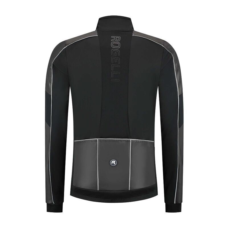 Rogelli ESSENTIAL HIVIS winter fekete dzseki
