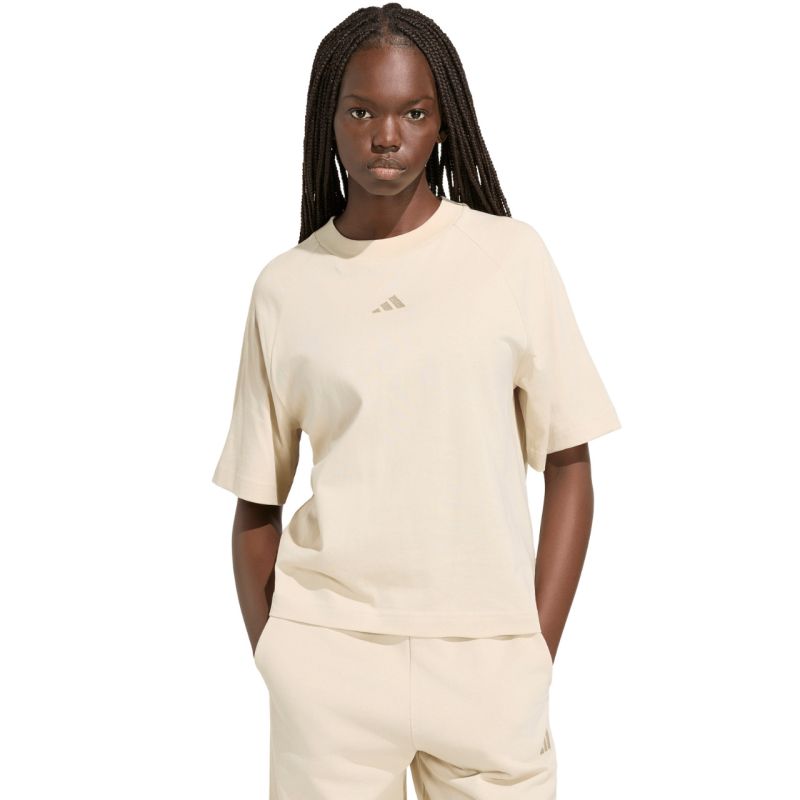 Adidas Women's Kit Small Logo T-shirt cream 2xs póló KT0302