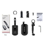 Rockbros FK-810 Folding Telescopic Bicycle Fender Set - Black fekete sets