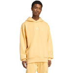 Men's adidas All Szn Fleece Hoodie Yellow KT3105 sárga kapucnis pulóver