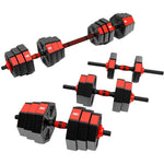 HMS Composite dumbbell SGC20 20kg + barbell póló 17-57-030