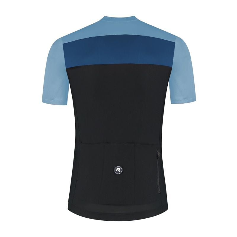 Rogelli CORE BLOCK T-shirt blue and 5XL fekete póló