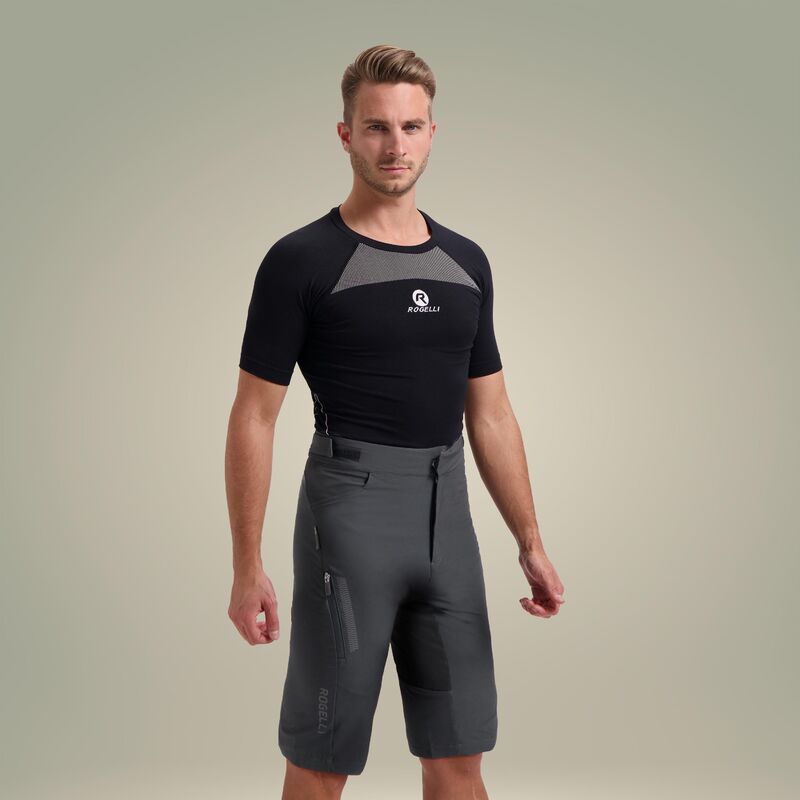 Rogelli MTB cycling bermuda ADVNTR DST gray 2XL szürke short