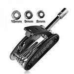 Rockbros 16-in-1 Multi-Tool for Bicycle Repair - Black