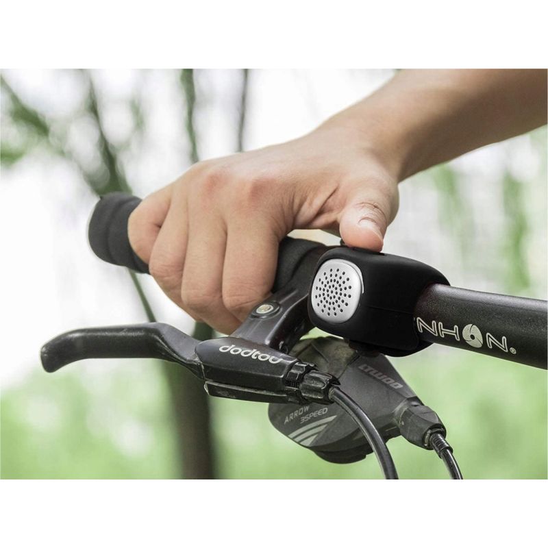 Rockbros electronic bicycle bell - black