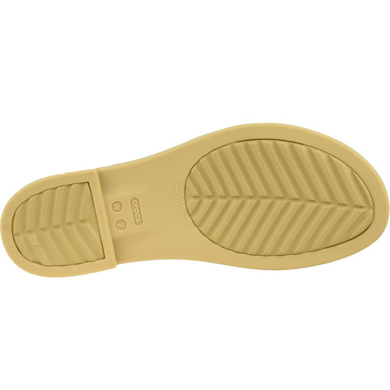 Crocs Tulum Open Flat W 206109-00W Sandals Cipő