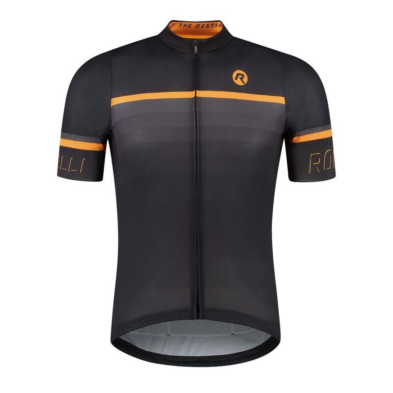Rogelli HERO II T-shirt Black and Orange 2XL narancssárga póló