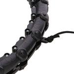 HMS Hula Hop Set HHW11 BLACK with studs and weight + BR163 BLACK PLUS SIZE belt fekete kiegészítő 17-44-634
