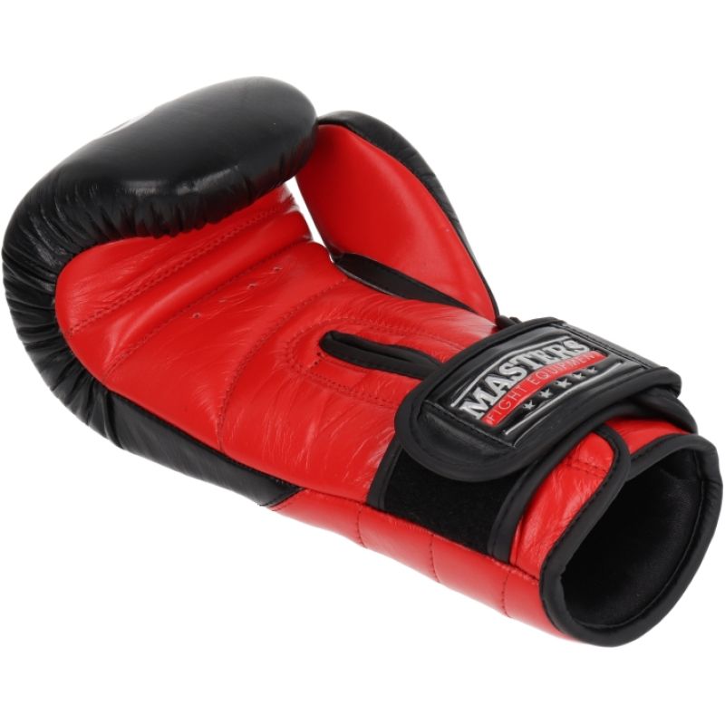MASTERS FIGHT EQUIPMENT MASTERS RBT-PUNCH Leather Boxing Gloves 10 oz kesztyű 01588-10