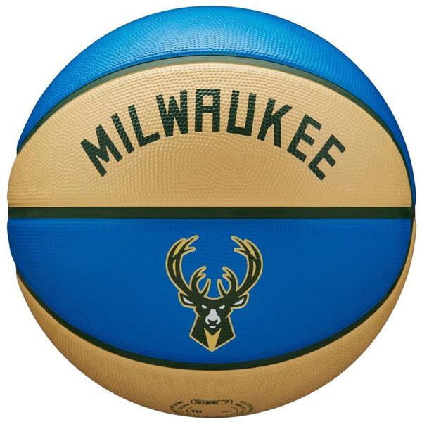 Wilson Nba Team City Edition Milwaukee Bucks Ball Basketball