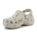 Crocs Classic Platform Clog In Floral Meteor 212668-1wy