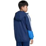 adidas Tiro 26 Competition All Weather Kids Blue JL7300 116 cm kabát