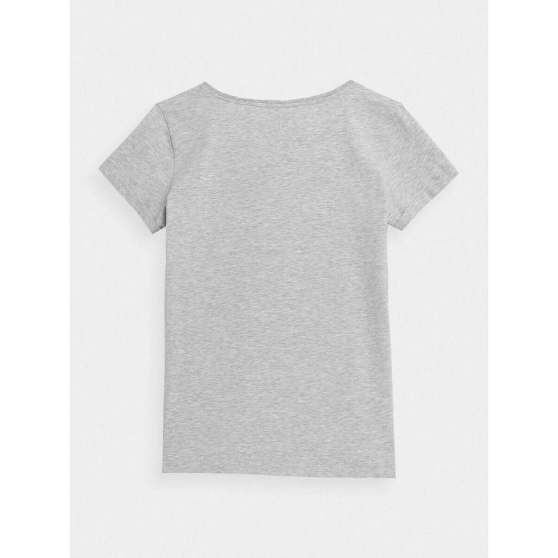 Women's regular plain T-shirt 4F 4FMM00TTSHF732-27M