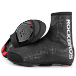 Rockbros Windproof Waterproof Shoe Covers 42-46 cm - Black fekete protectors and knee pads