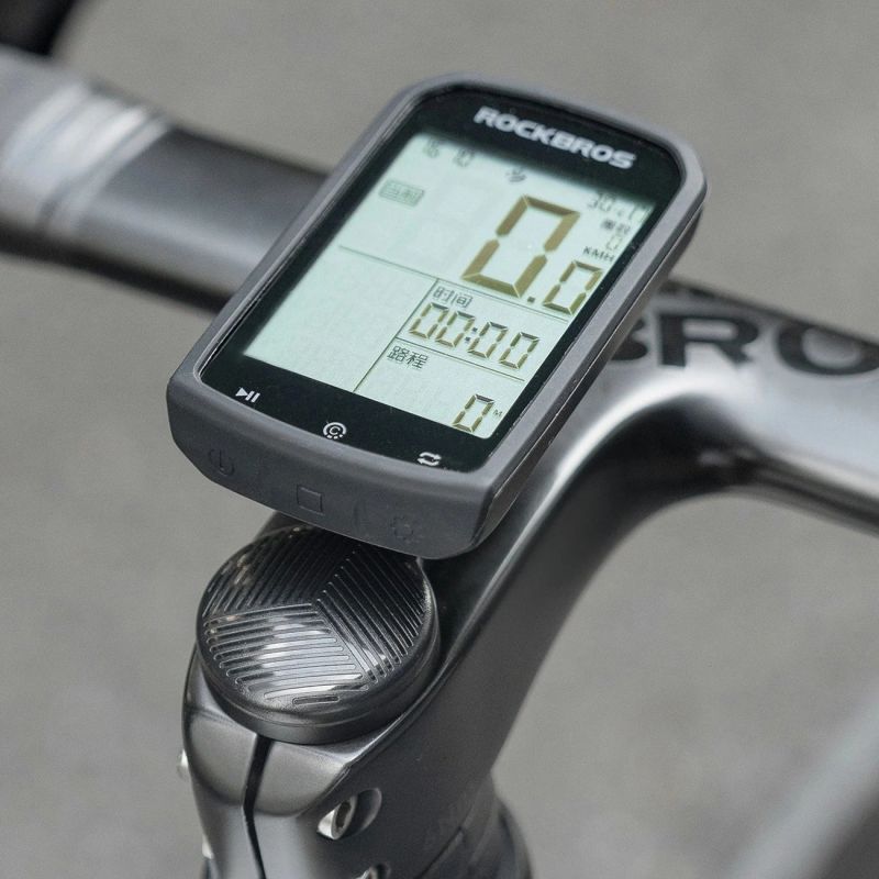 Rockbros WT-2 Bike Computer Holder with AirTag Space - Black