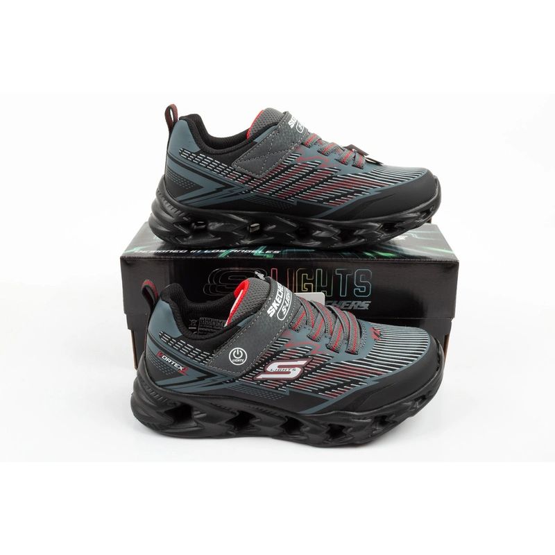 Skechers Veltrox 2.0 LED Children's Sports for Boys with Velcro utcai cipő 400605L/BKCC