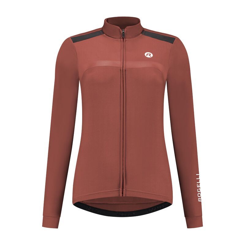 Rogelli women's long-sleeved T-shirt MONO brown barna póló