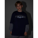 Boy's loose T-shirt with print 4F 4FJRSS26TTSHM3465-31S 158/164 shirts
