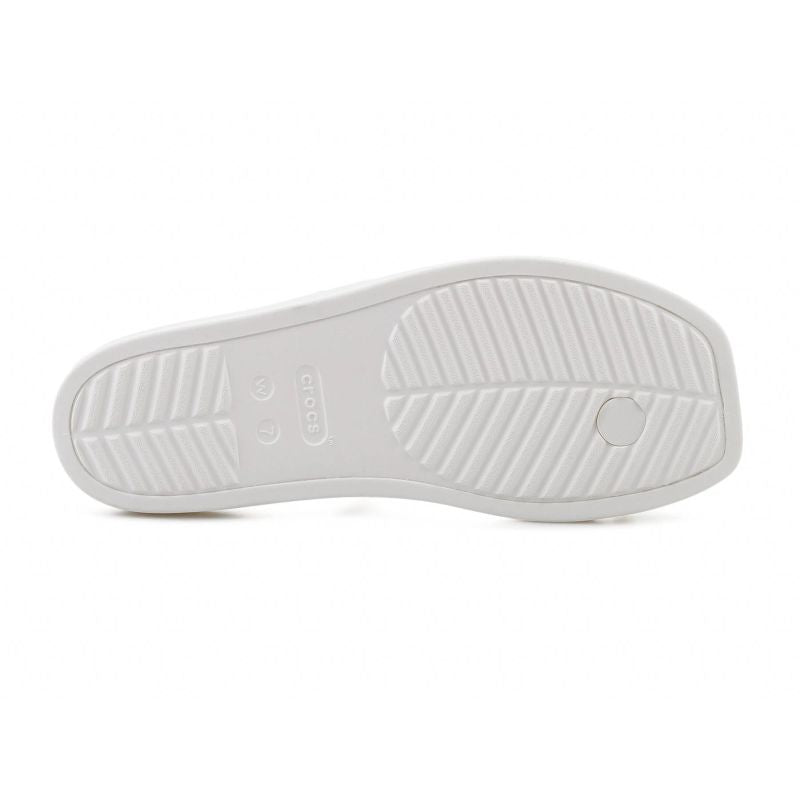 Crocs Miami Toe Loop Sandal In Chalk